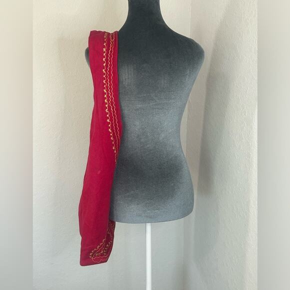 Hippie- boho- unbranded Ed pink embroidery crossbody tote bag- boho 70s - Picture 13 of 13